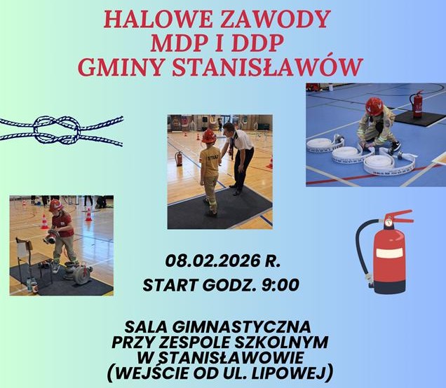 Halowe zawody MDP i DDP Gminy Stanisławów