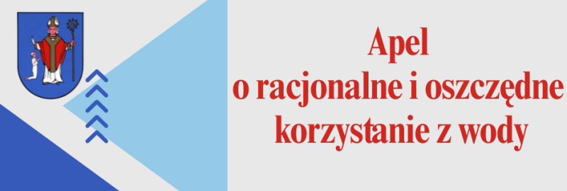 Apel o racjonalne używanie wody